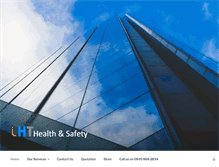 Tablet Screenshot of lhthealthandsafety.co.uk